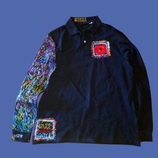 Polo Longsleeve freestyle metallic