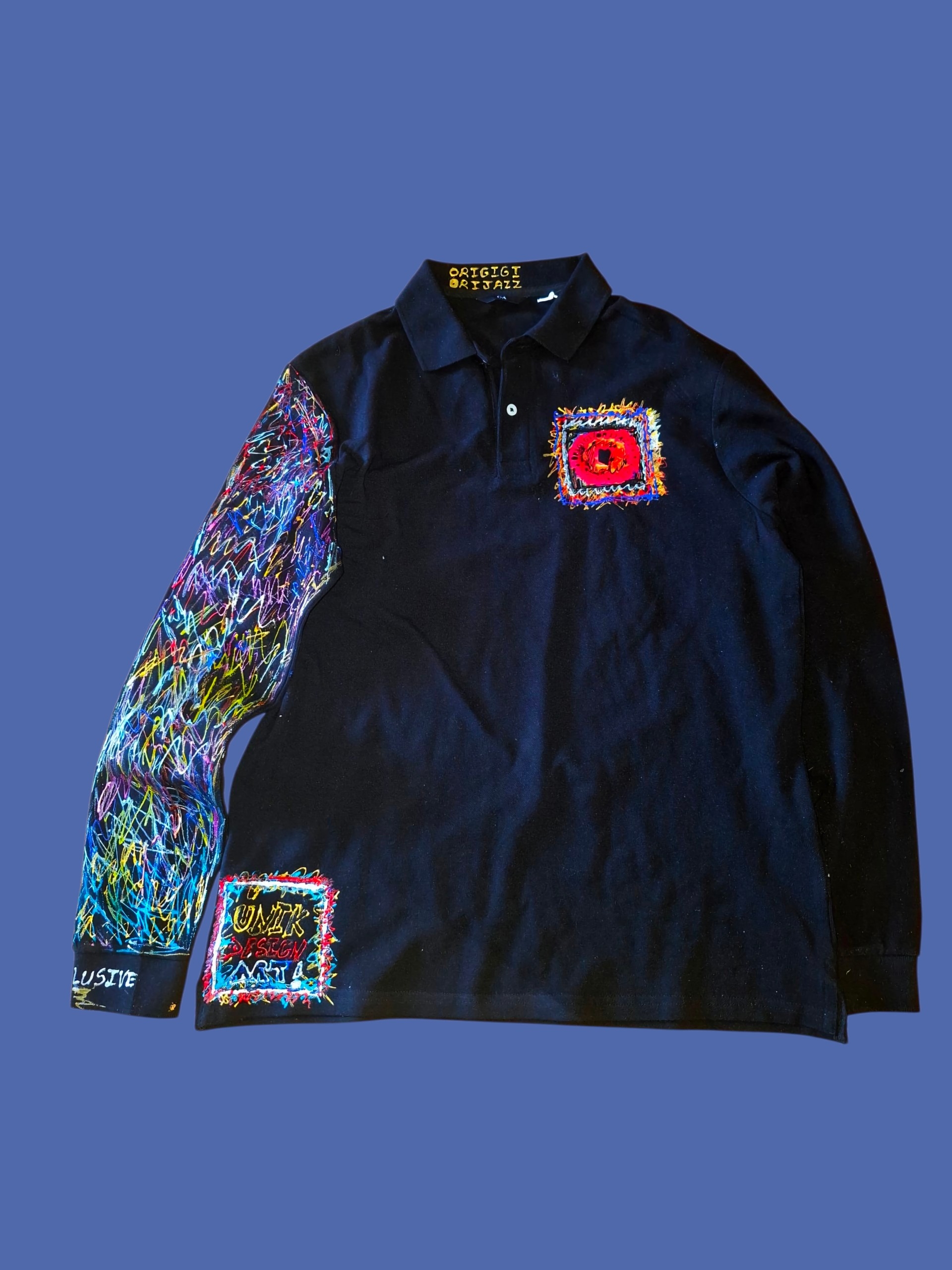 Polo Longsleeve freestyle metallic